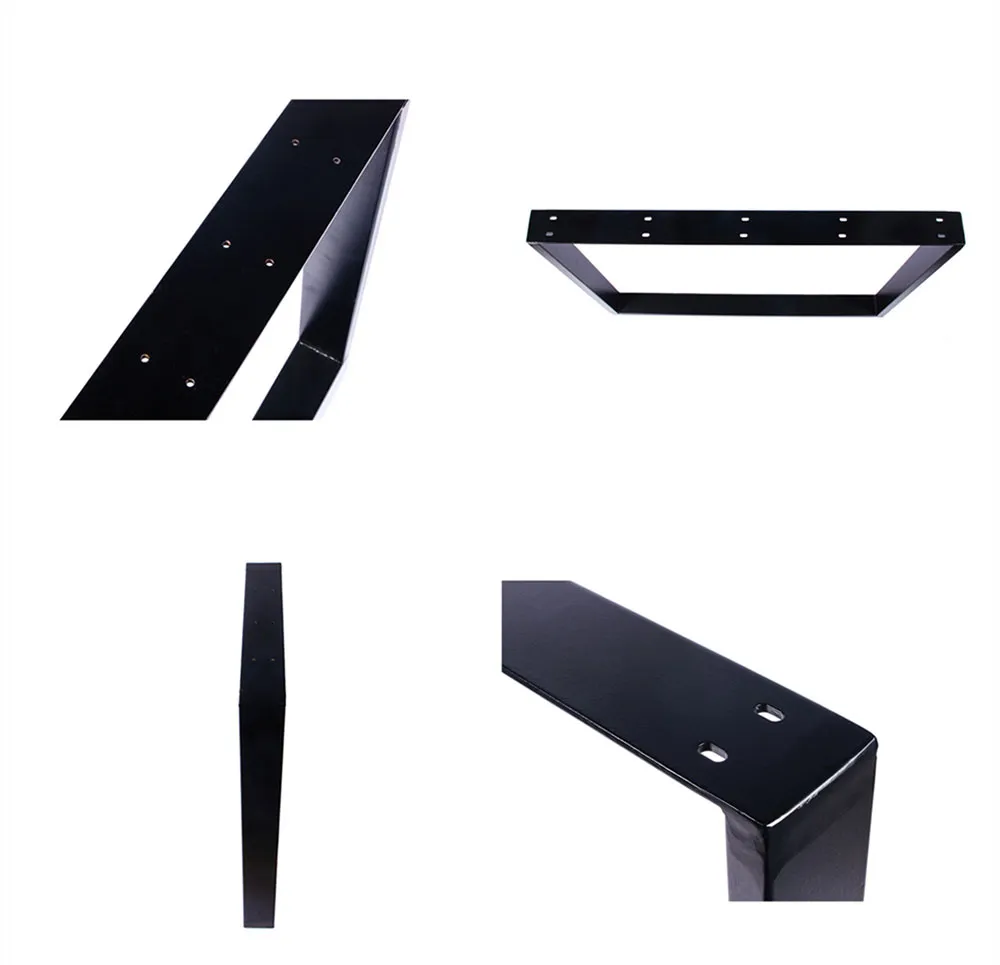 Fabricante Muebles est&aacute;ndar, cuadrados, acero, metal, hierro, patas de mesa en forma de U de 