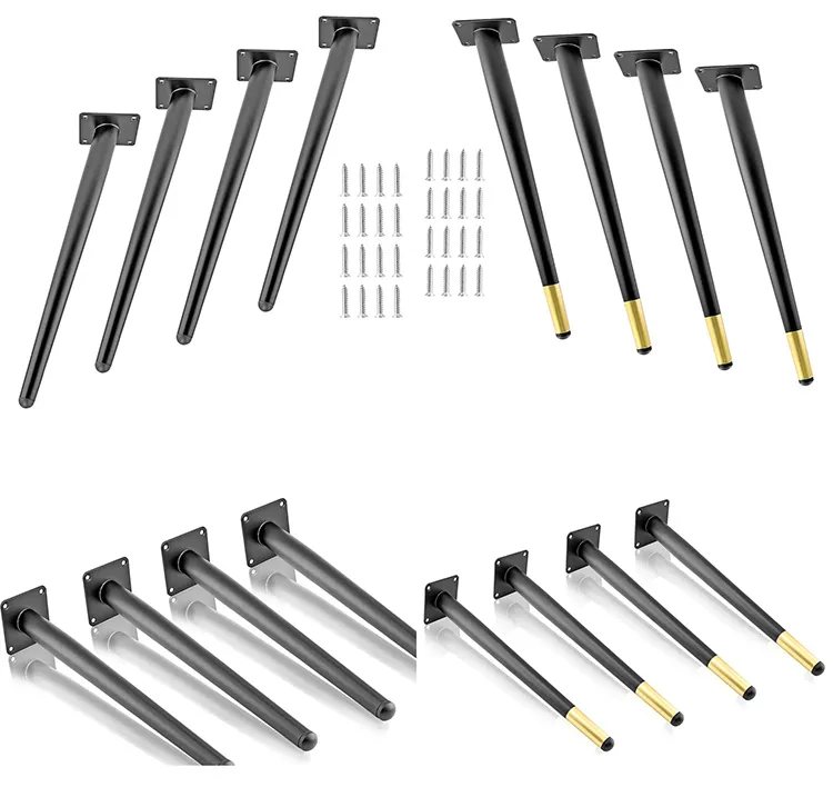 metal de los herrajes de acero modernos del gabinete de cocina Pata del sof&aacute; de los muebles de la tabla 