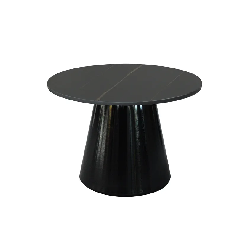 natural base de aluminio Nuevo modelo mesa de centro moderna rectangular con tapa de m&aacute;rmol natural 