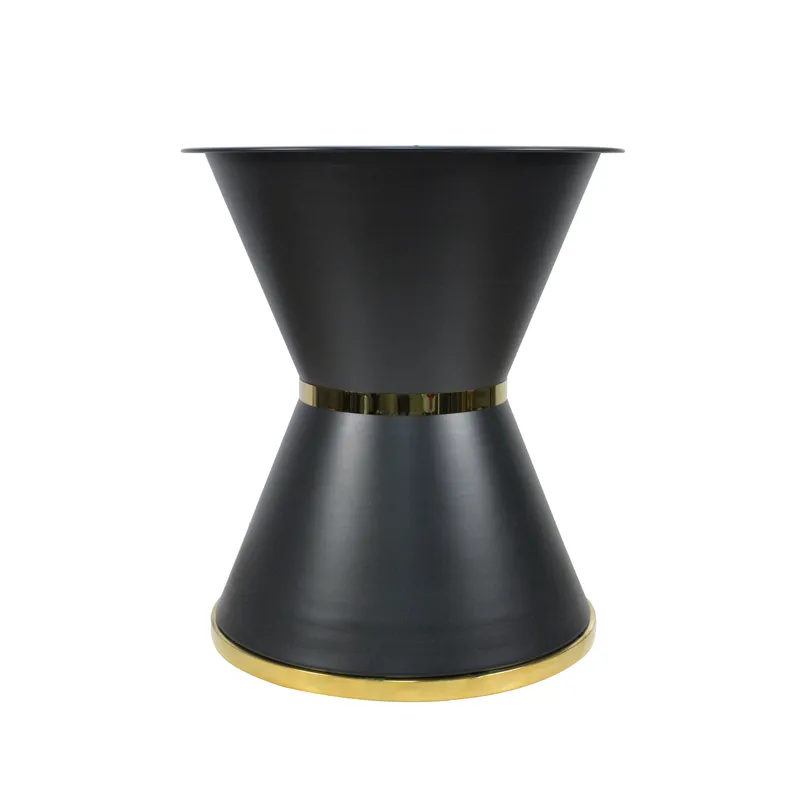 Base de mesa de restaurante Muebles Mesa de comedor redonda grande de metal negro Base de mesa de restaurante Muebles Mesa 