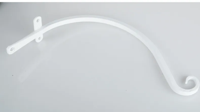 , farol de carill&oacute;n de viento, ganchos para plantas blancas, soporte para plantas para colgar en el exterior, cesta de flores 