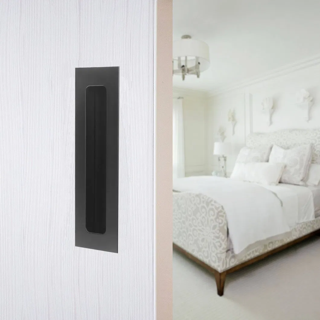 Armario empotrado rectangular negro Tirador empotrado Tirador oculto 
