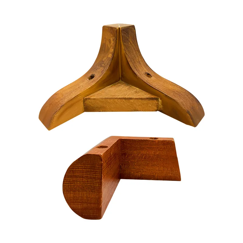 Accesorios de madera para muebles de 150 mm Patas de madera decorativas 