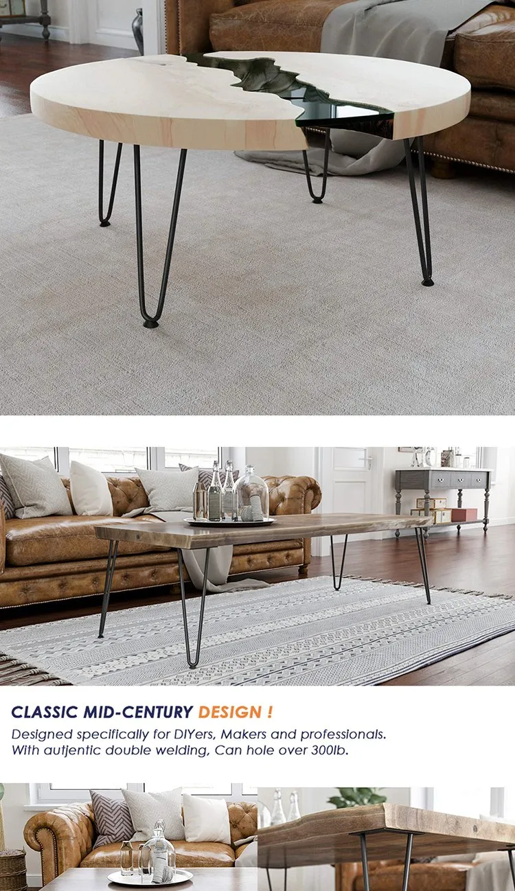 De Metal Cromado Nuevos Muebles De Dise&ntilde;o Al por mayor Patas De Mesa De Horquilla De 
