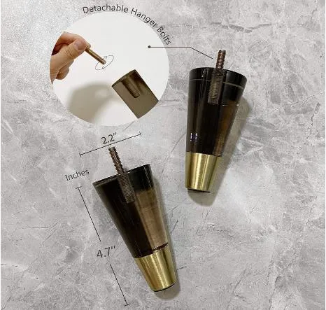 Herrajes para muebles modernos Patas acr&iacute;licas para sillas y sof&aacute;s 