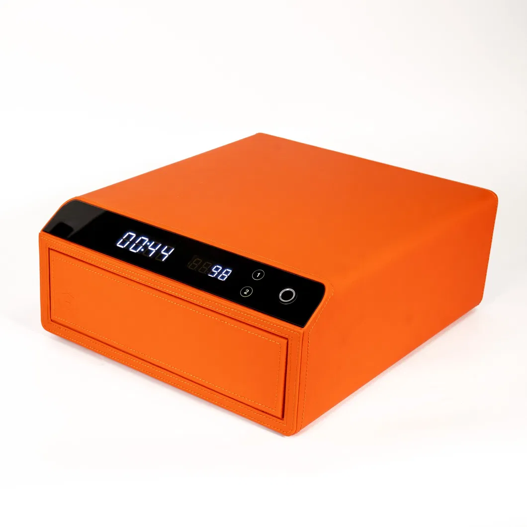 cuero inteligente con huella digital para el hogar Caja fuerte con caj&oacute;n de seguridad de joyer&iacute;a biom&eacute;trica digital Caja fuerte 