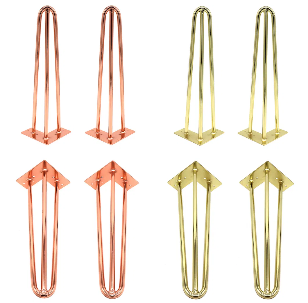 rosa Patas de mesa doradas, 