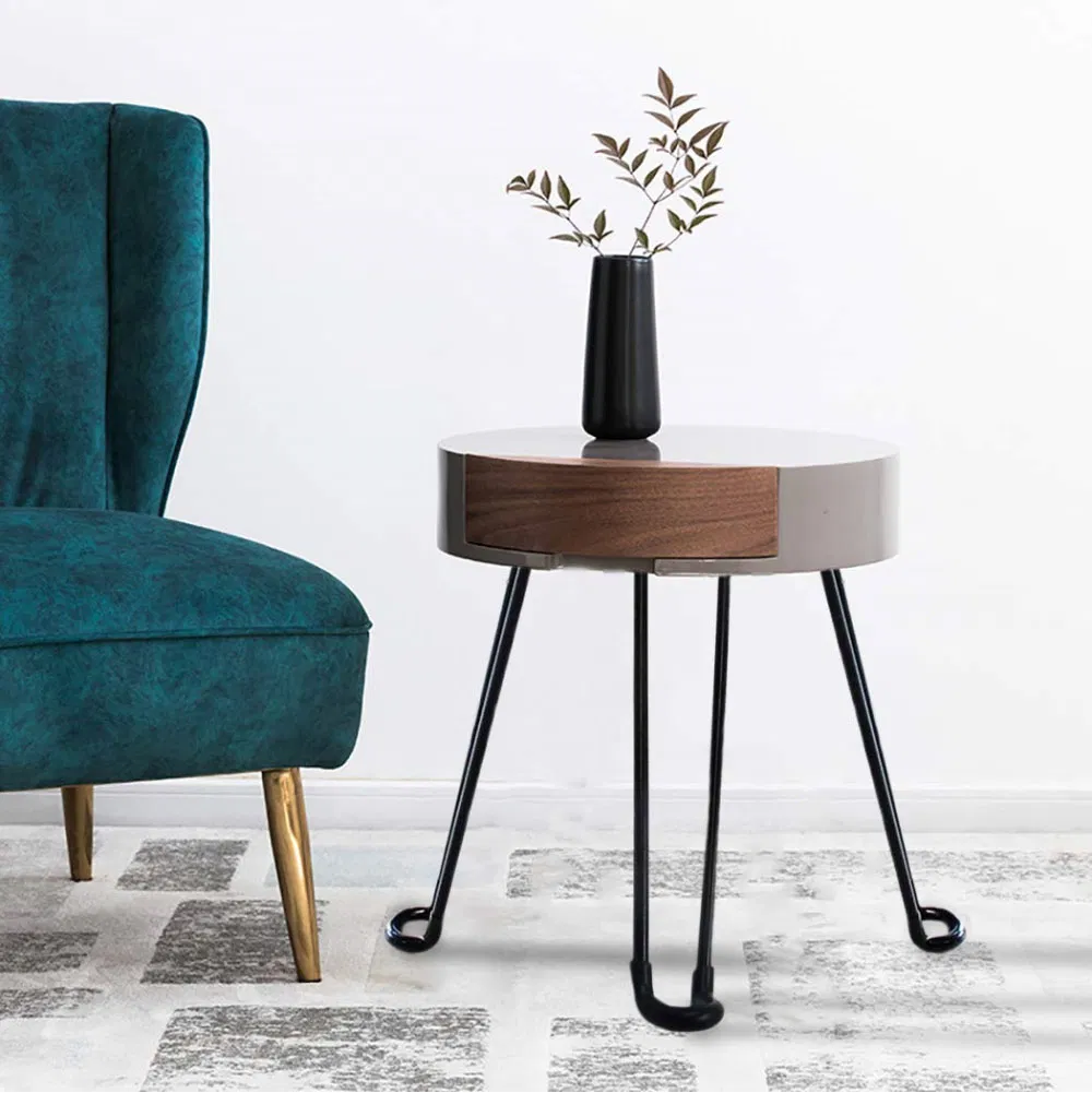 Port&aacute;til de acero hacer horquilla de metal plegable patas de mesa plegables 