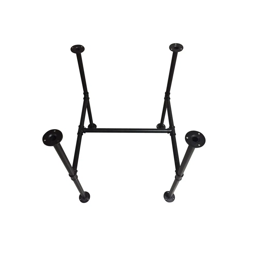 Marco de mesa de muebles de acero de metal de estilo industrial del &uacute;ltimo estilo 