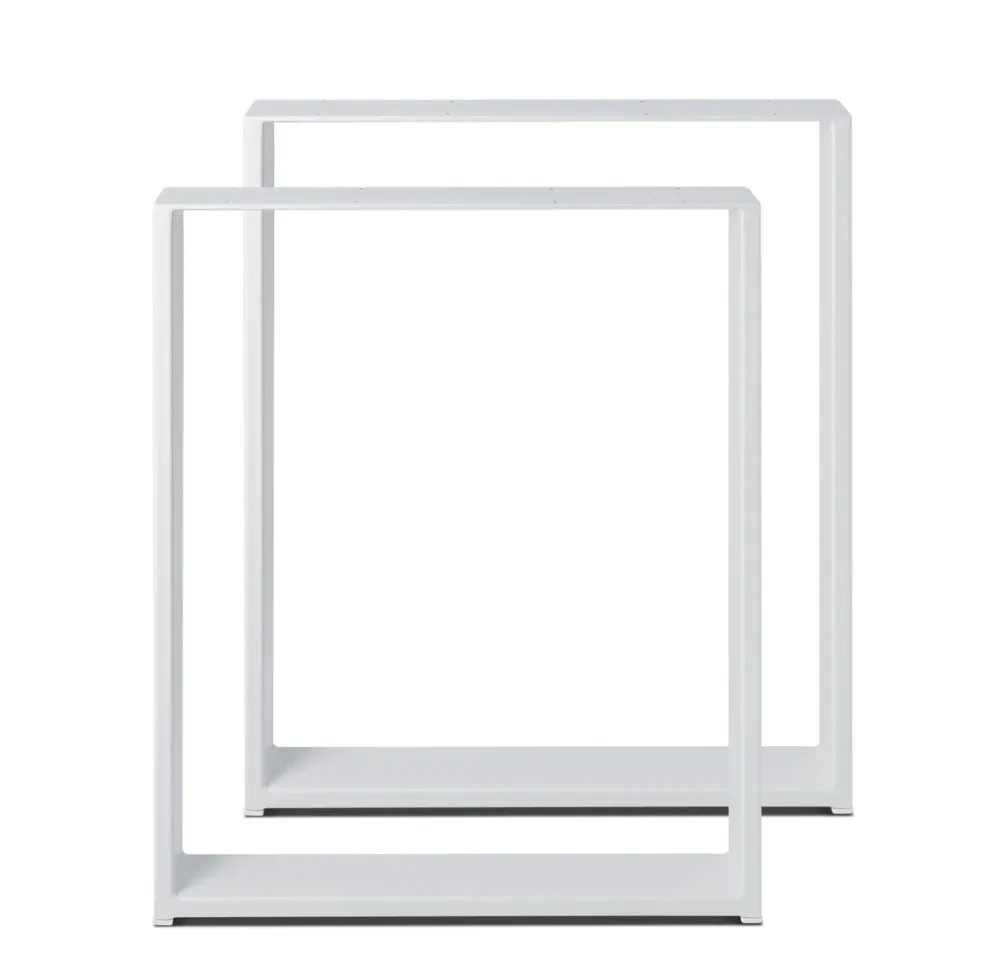 de mesa modernas de lujo de metal para oficina, muebles resistentes, patas 