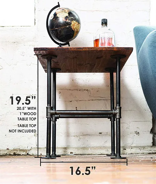 Muebles DIY Tubos de metal industriales Patas de mesa Muebles DIY Tubos de 
