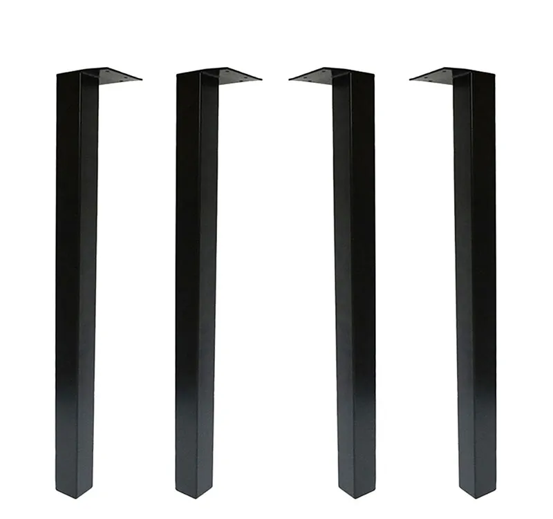 en altura de 28 pulgadas Patas de mesa de metal ajustables en altura de 