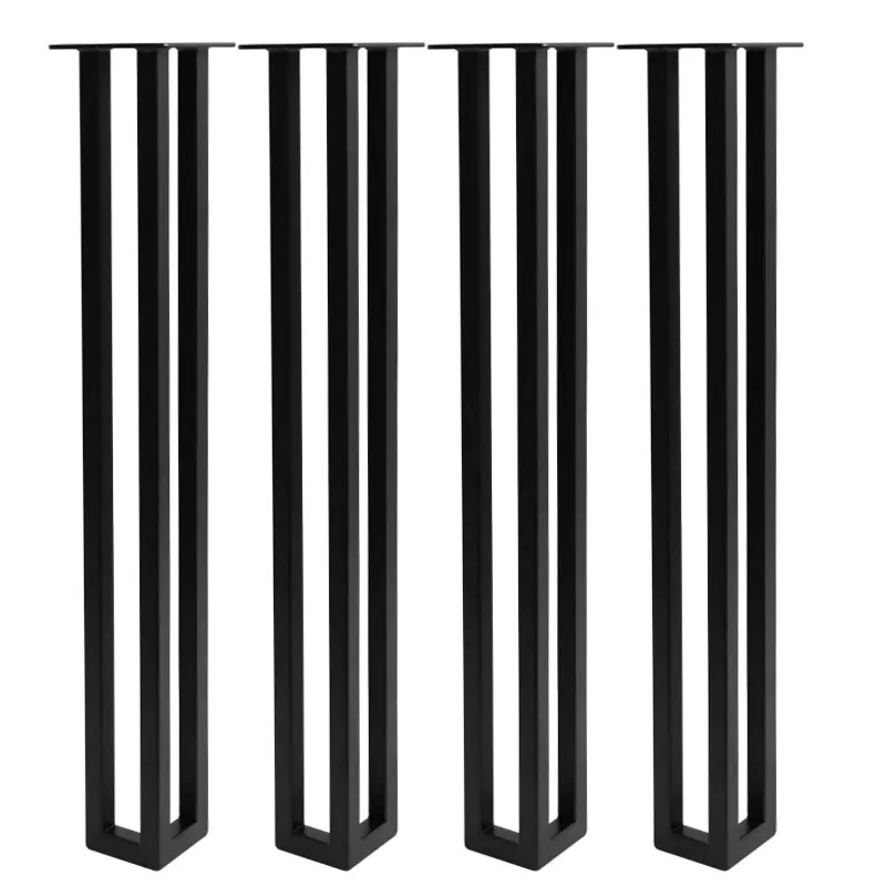 resistente de nuevo dise&ntilde;o Patas de mesa de metal con soporte de banco industrial 