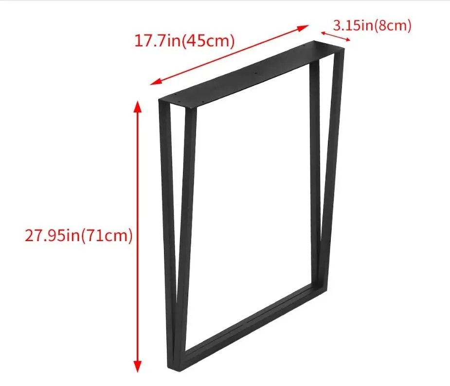 Patas de mesa de metal, Muebles 