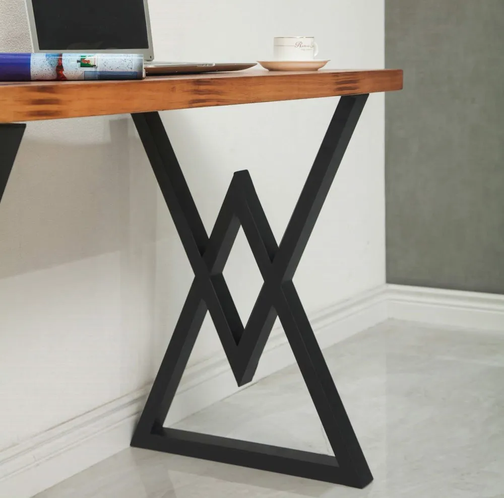 , muebles resistentes, escritorio de comedor de oficina, patas cuadradas de mesa 