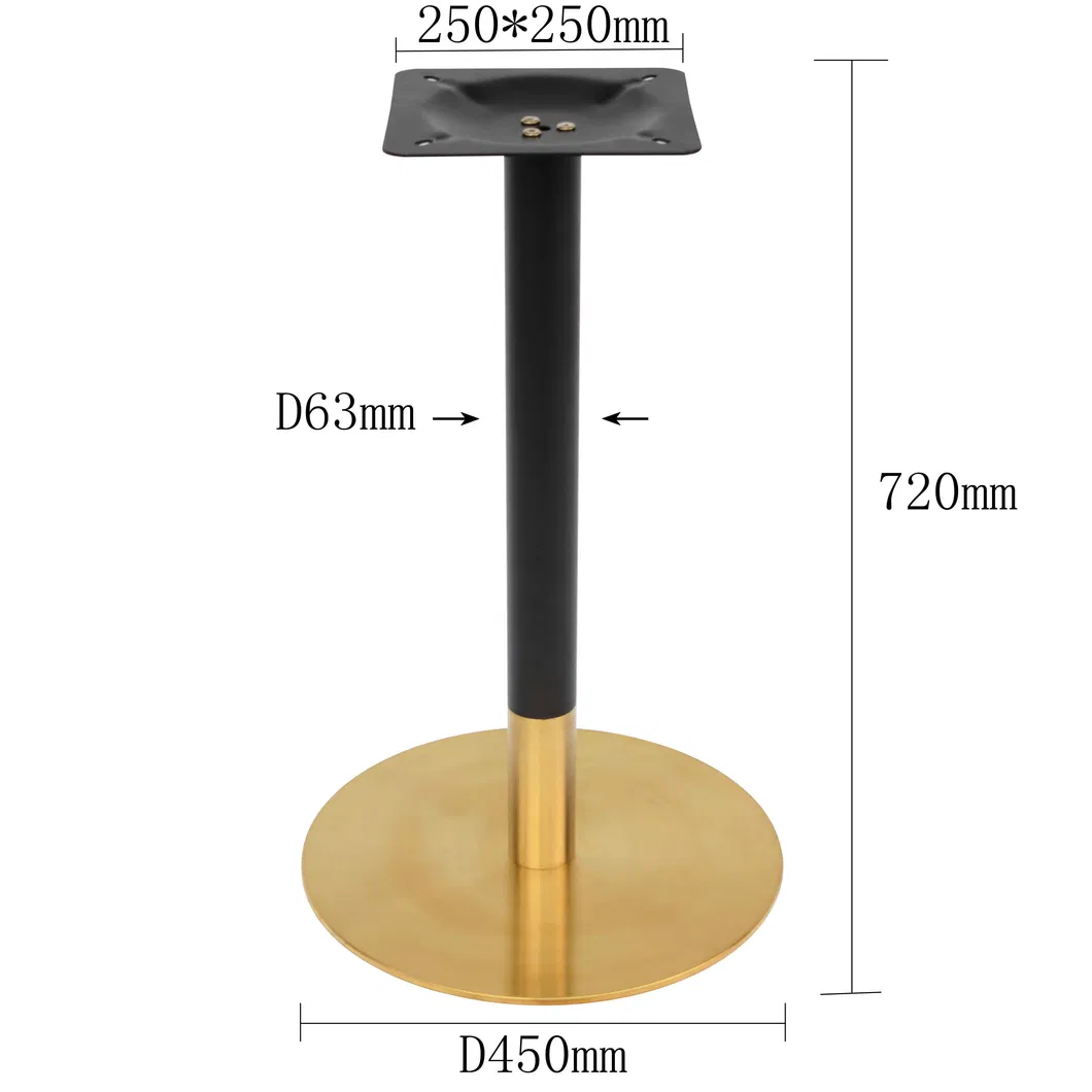 Base de mesa de comedor de acero inoxidable a precio de f&aacute;brica al 