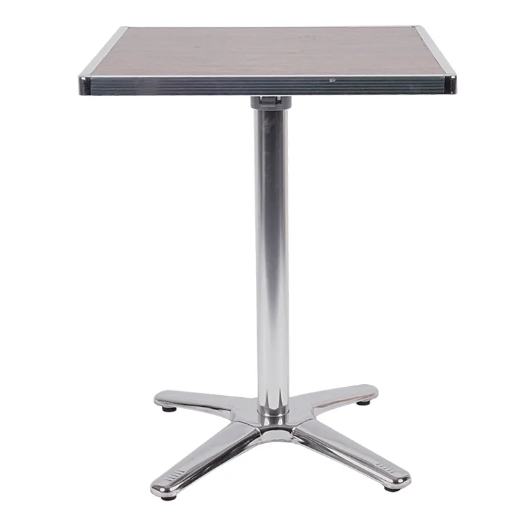 China Placa de base de mesa cruzada de acero inoxidable para muebles para base de mesa redonda 