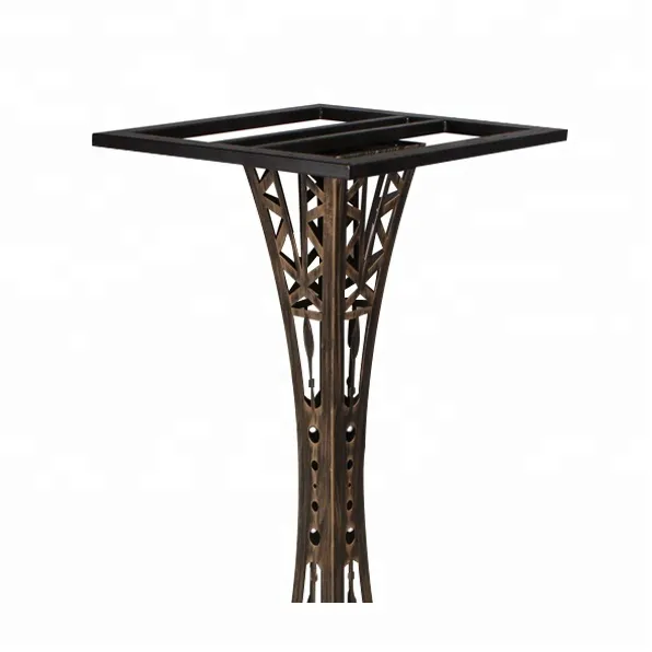 antiguo Base de mesa con revestimiento de hierro, precio barato 