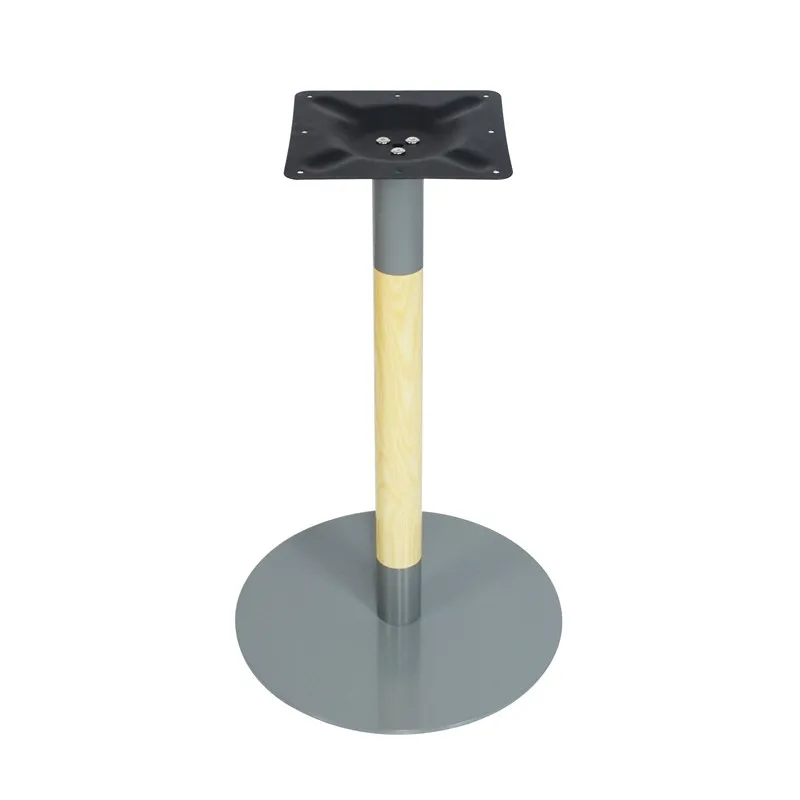 Base de mesa de alta calidad, patas de mesa redondas de tubo de hierro, hechas de hierro 