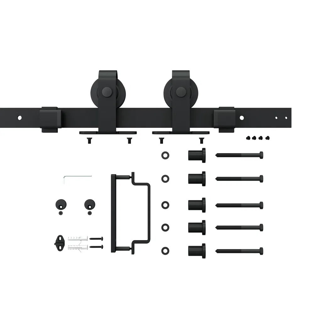 de vidrio con marco de acero interior con placa de apoyo, sistema de puerta corrediza interior 