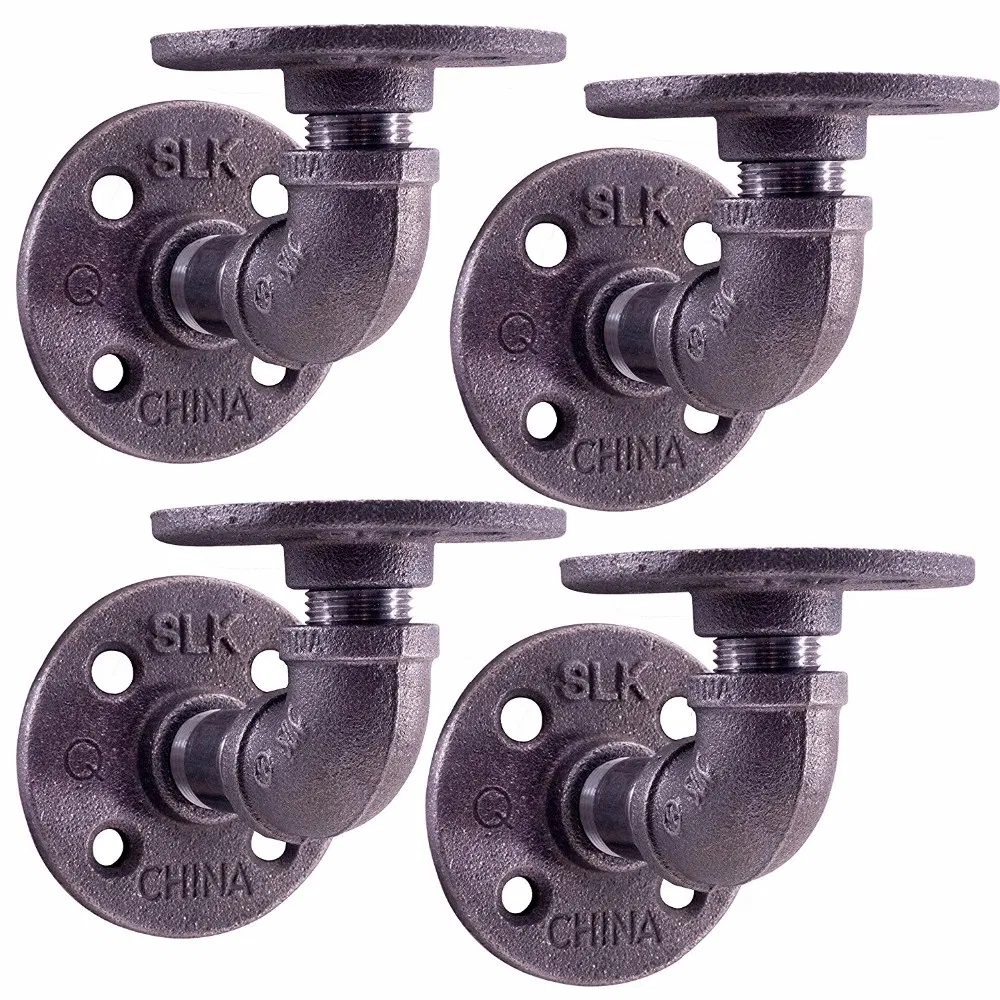 Gancho para colgar en la pared retro Soportes para estantes decorativos de madera 
