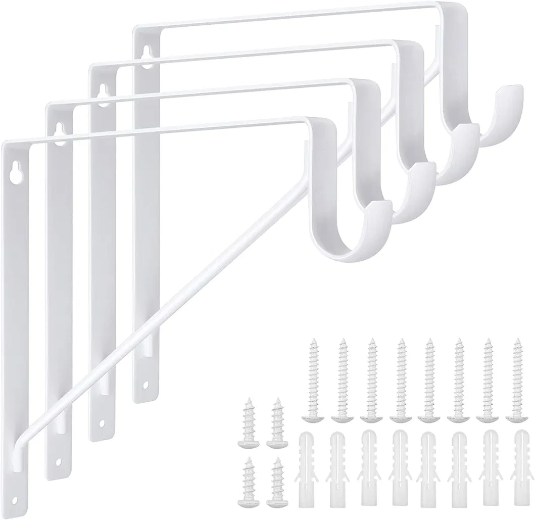 Soportes para estante de armario negro Soportes para estante de poste de armario Armario negro Soportes para estantes de poste Soporte para estante de armario y soportes para 