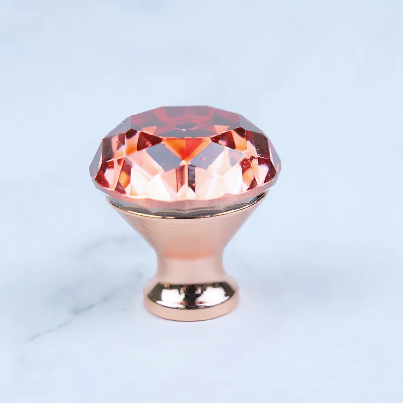 manija de cristal simple colorida, perilla de seta, perilla de cristal para gabinete de lujo, manija de extracción,