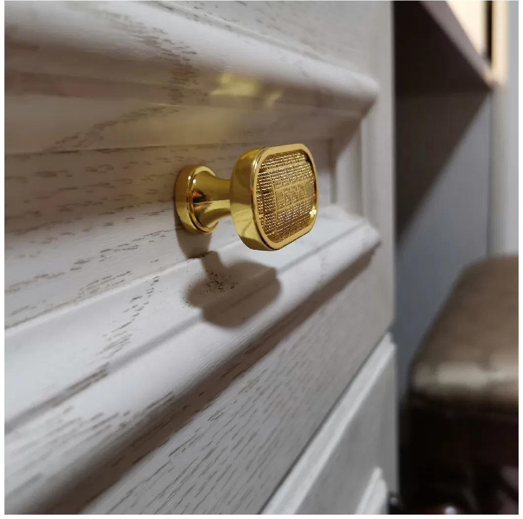 Manija de aleaci&oacute;n de zinc de un solo orificio Manija de caj&oacute;n de puerta de gabinete Manija 