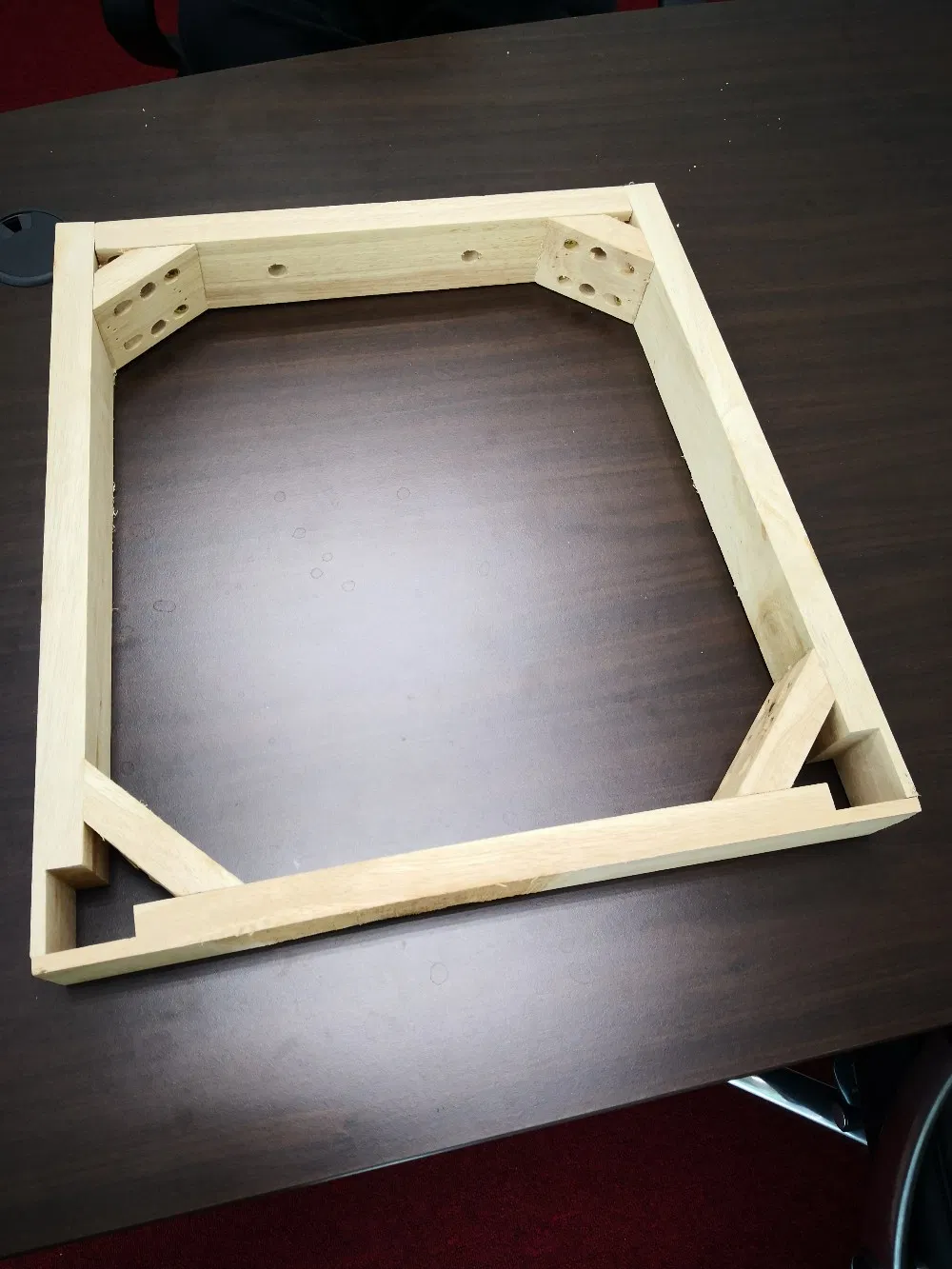 Eco-friendly wood legs for table Резиновая деревянная незаконченная ножка для стула