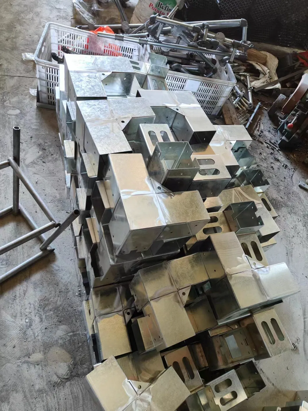 de acero inoxidable 4X4, kit de bricolaje para p&eacute;rgola/cenador Hardware Soporte de &aacute;ngulo recto de 