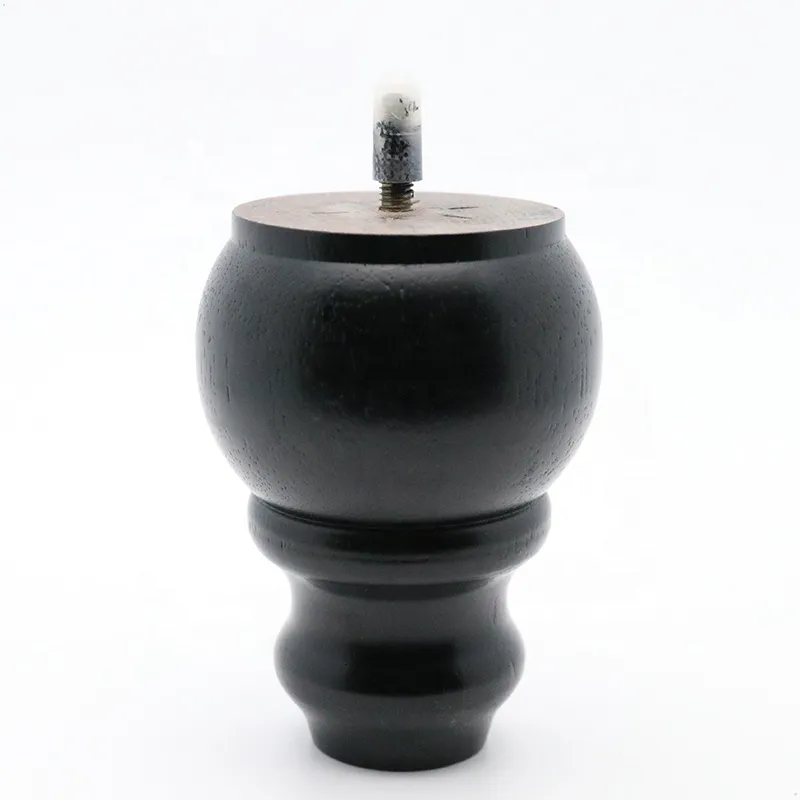 de madera de calabaza a medida, patas de cama de sof&aacute; de gabinete, piezas de muebles de madera de calabaza 