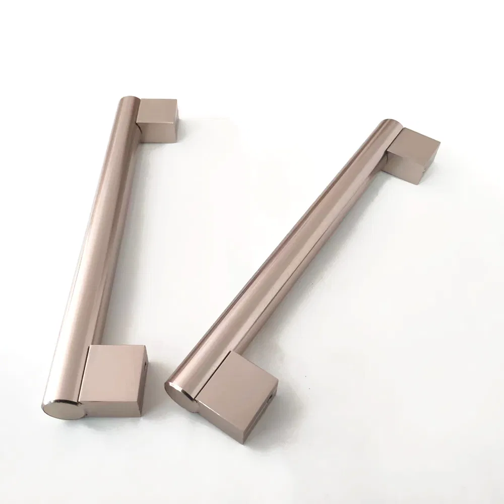 Tiradores de aluminio del gabinete de champ&aacute;n Tiradores de la manija del caj&oacute;n del gabinete del granero del perfil de la cocina Tiradores 