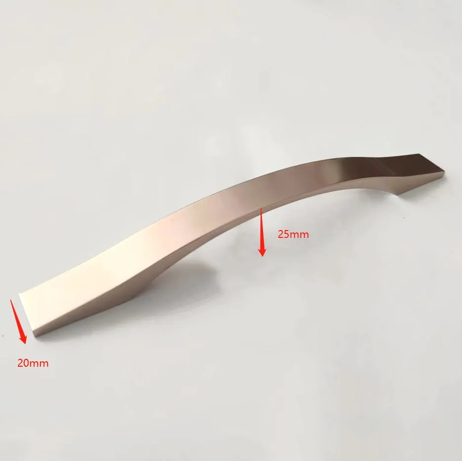 Hardware cuadrado de lat&oacute;n color oro rosa Tiradores para puertas de gabinetes de muebles Tiradores 