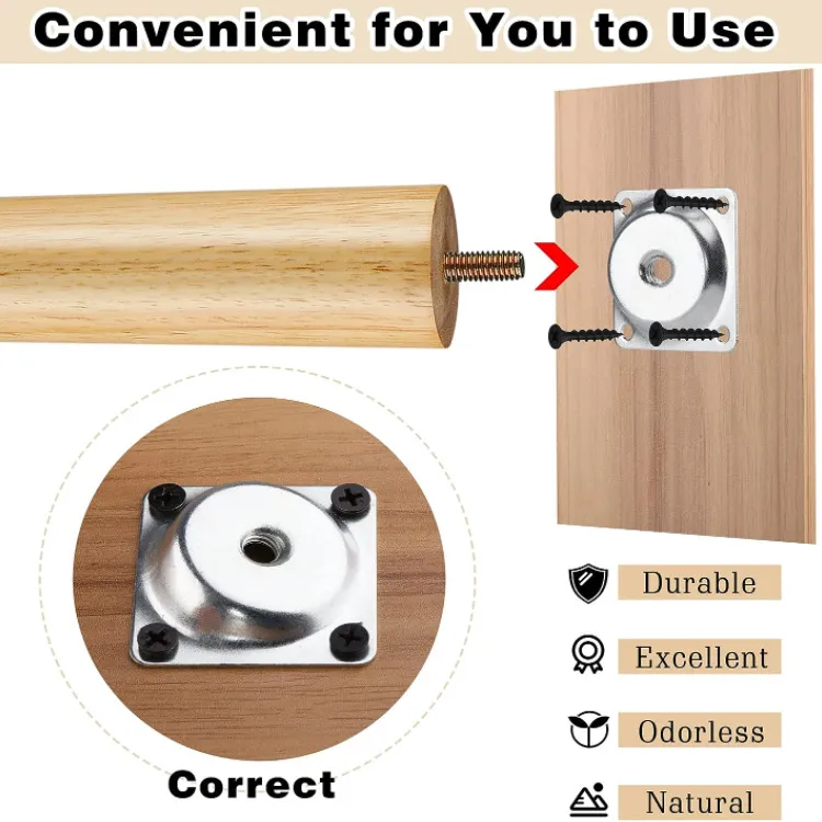 para muebles patas de mesa c&oacute;nicas 8 piezas 