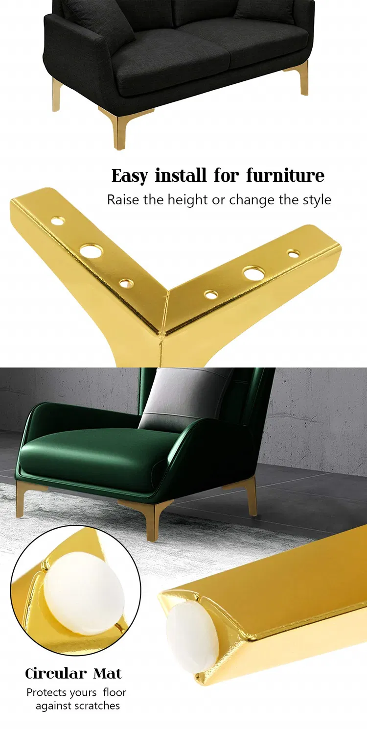 de mesa de sof&aacute; Herrajes para muebles Accesorios para patas de muebles Patas de sof&aacute; 