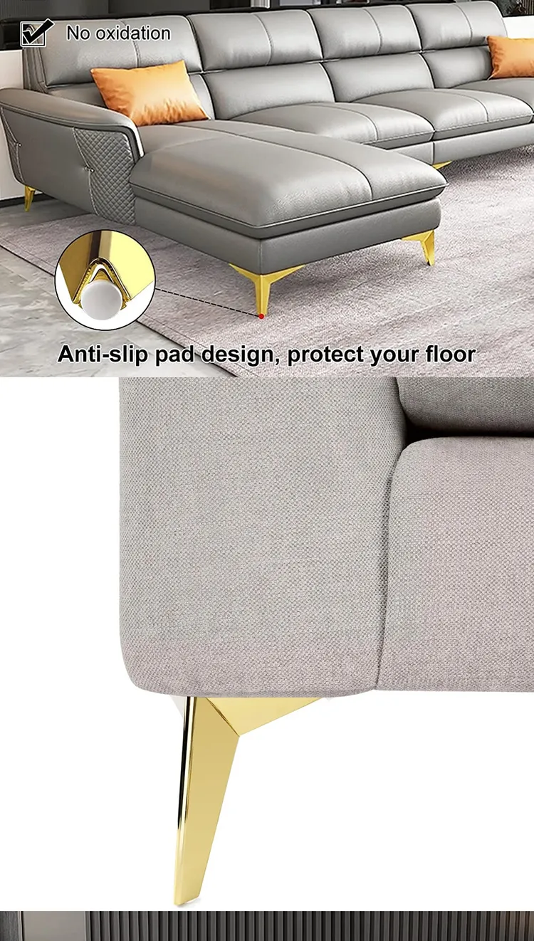 de muebles de metal modernos Pata de sof&aacute; de metal 