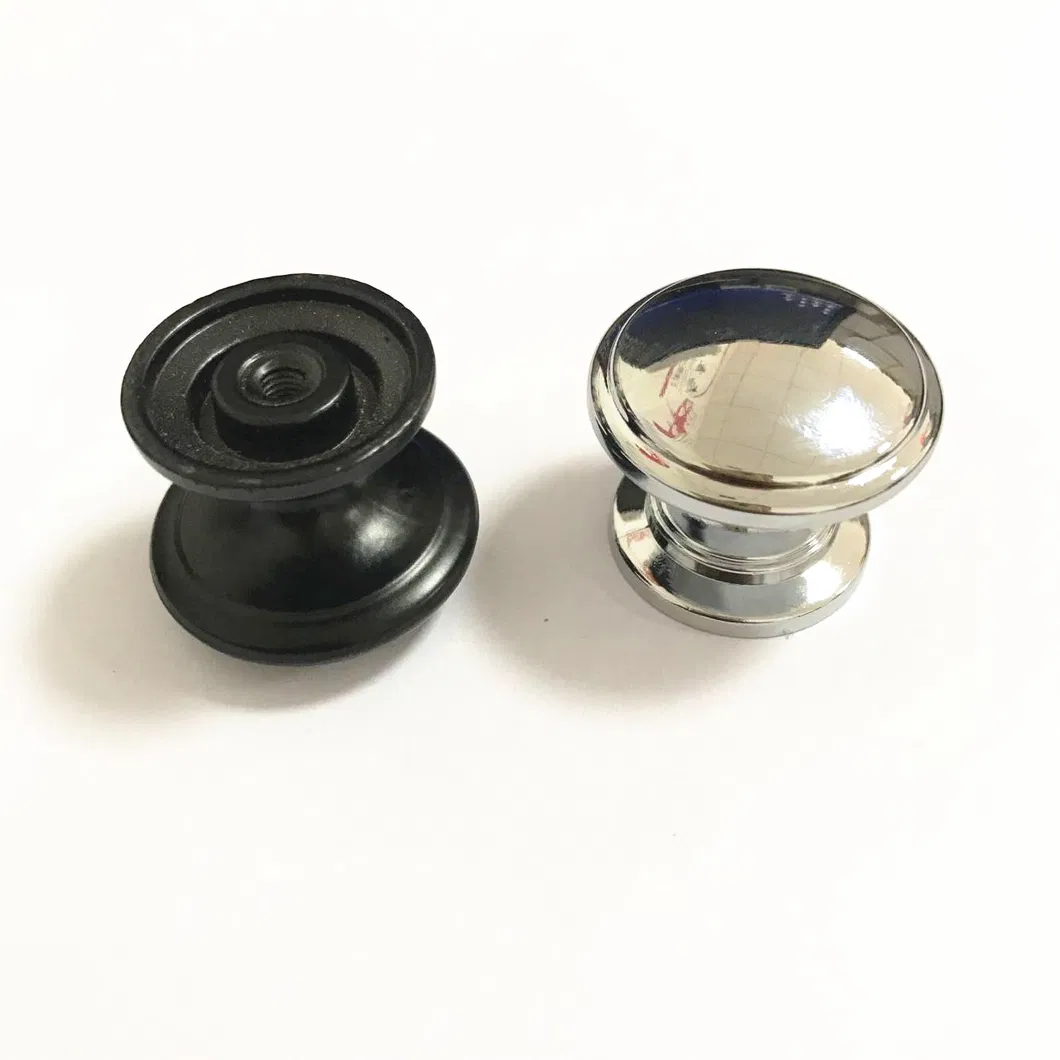 herrajes para muebles, perilla negra 