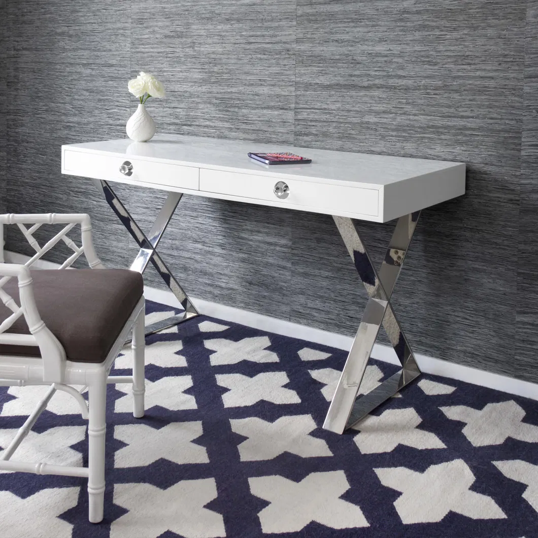 , mesa de comedor con acabado en polvo negro 