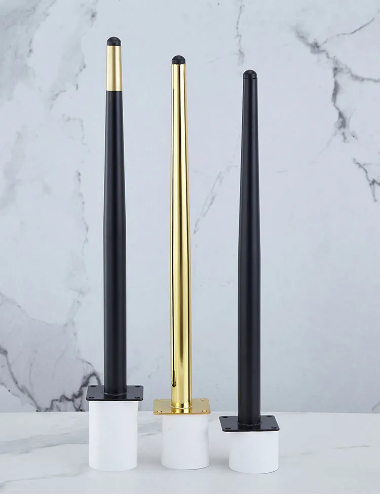 Silla c&oacute;nica Muebles de acero de lat&oacute;n y hierro dorado Patas de mesa de comedor de metal Silla c&oacute;nica Muebles 