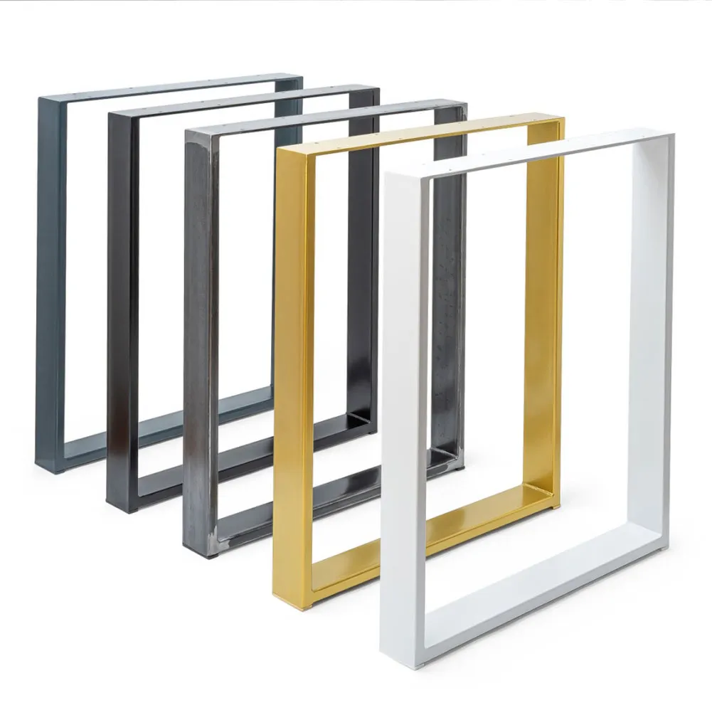 resistentes, patas de mesa modernas de lujo de metal 
