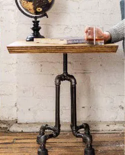 Muebles DIY Tubos de metal industriales Patas de mesa 