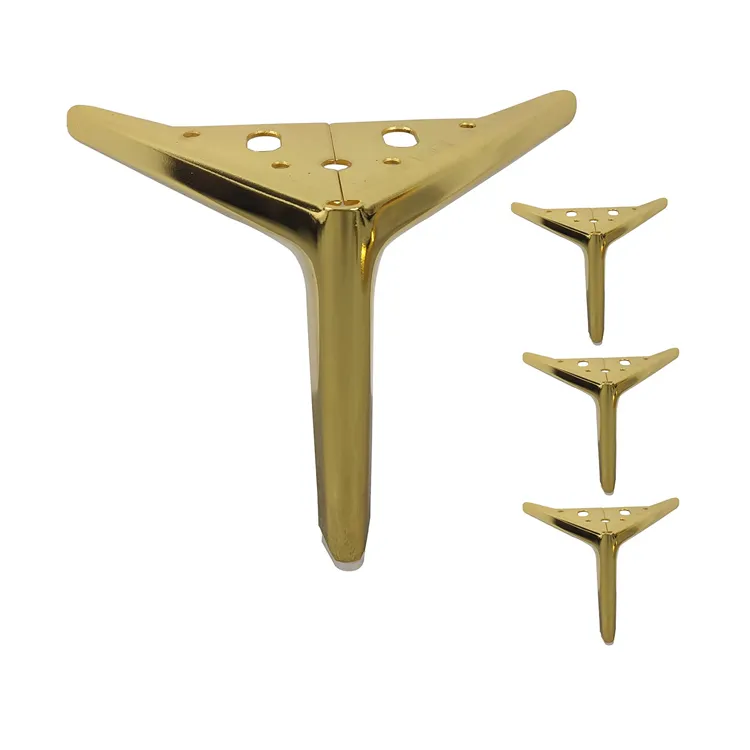 Patas de la base del sof&aacute; del gabinete de los muebles del metal del reemplazo de lujo Patas 