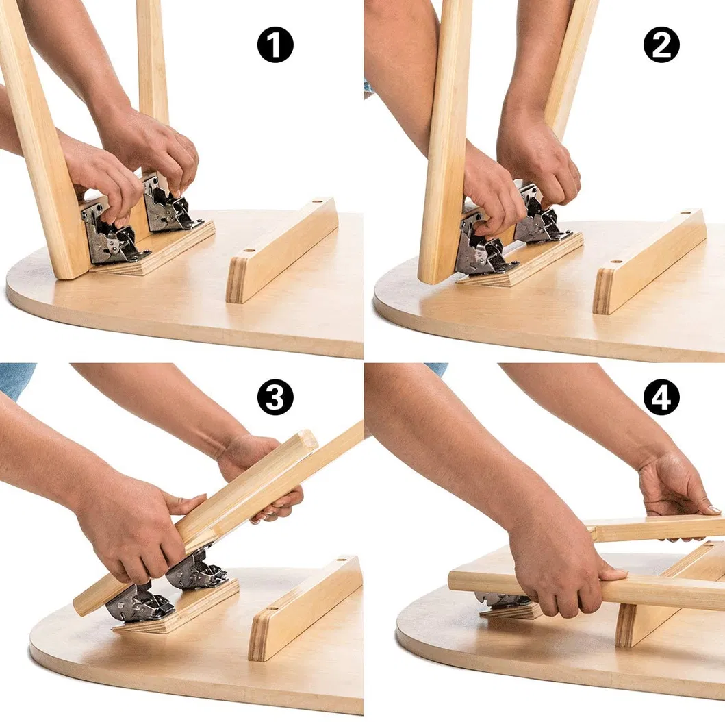 plegable Bisagra autoblocante Patas de mesa Soporte 