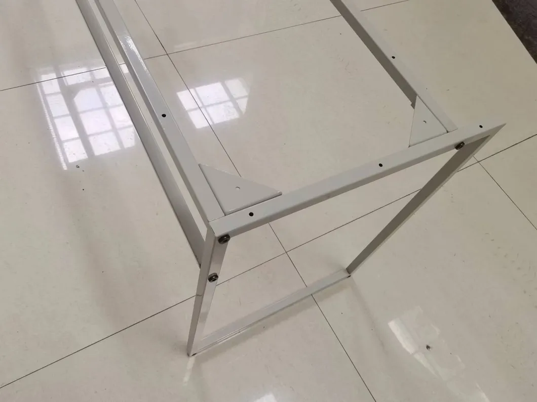 cuadradas Patas de marco de mesa desmontadas separables Patas de escritorio de oficina Patas de mesa de comedor de restaurante de metal Patas de marco de mesa cuadradas separables Patas de 