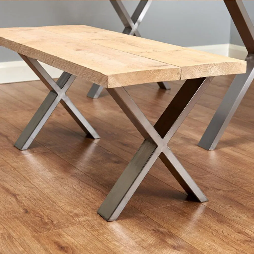 muebles modernos de acero inoxidable Fabricante Pata de mesa 