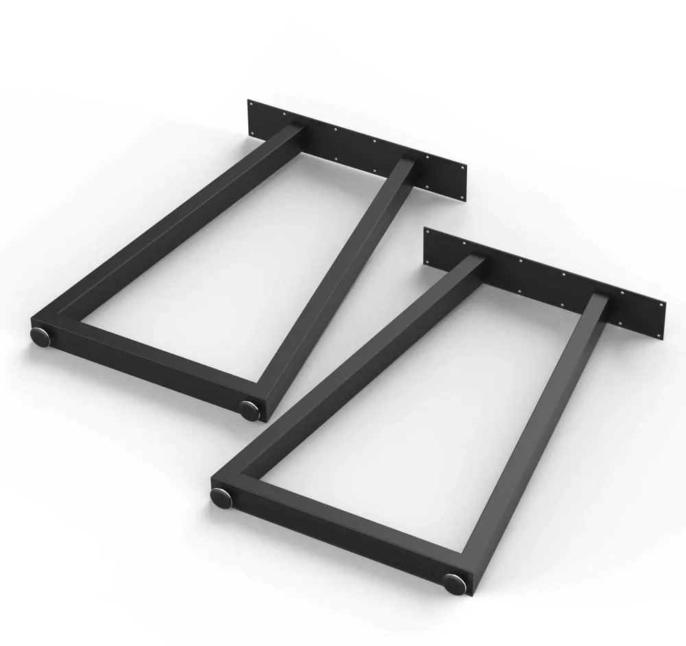industriales de la mesa del metal de los muebles del escritorio de la forma X del marco de acero del arrabio Patas 