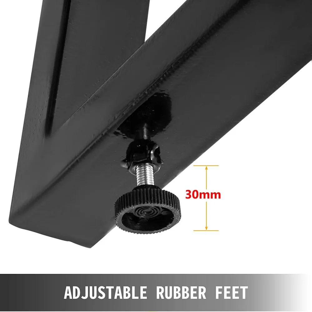 X de alta calidad Juego de 2 patas para mesa de comedor tipo X 