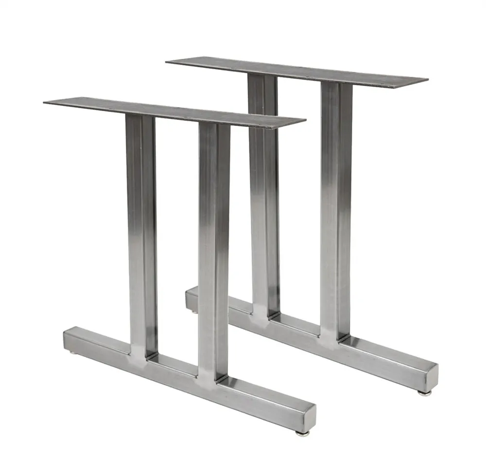 Precio barato Patas de mesa de comedor de acero inoxidable con 