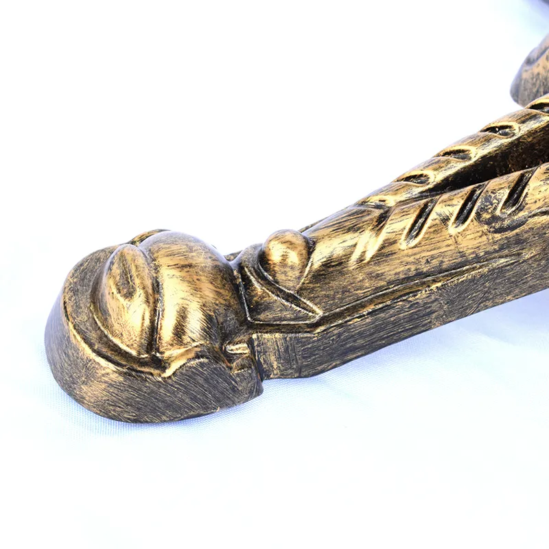 decorada de tigre Pata de mesa de centro de hierro fundido de bronce con garra decorada Pata 