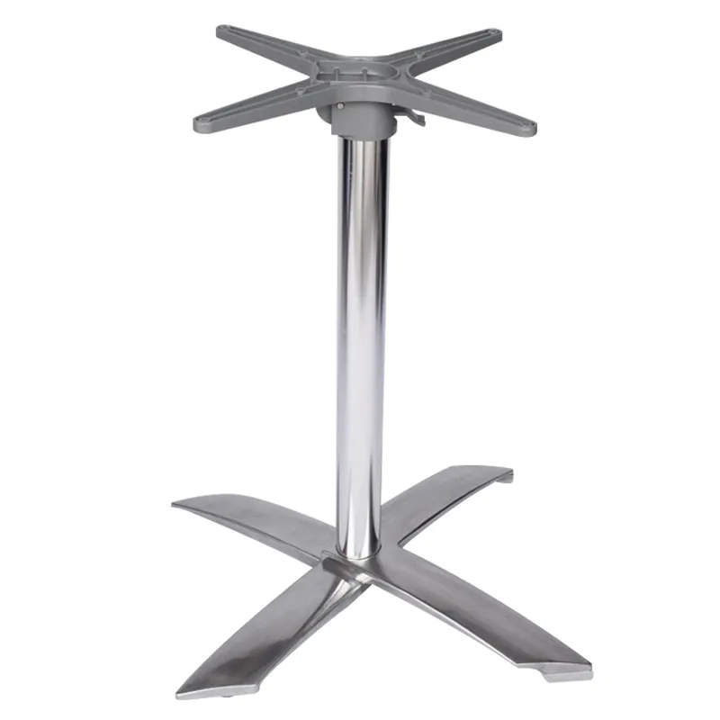 Pata de mesa de metal de aleaci&oacute;n de aluminio plegable ajustable con base de mesa para muebles Pata de mesa de metal de aleaci&oacute;n de aluminio plegable ajustable con base de mesa para 